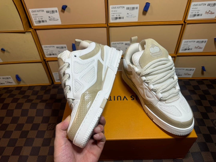 Louis Vuitton Skate Beige White
