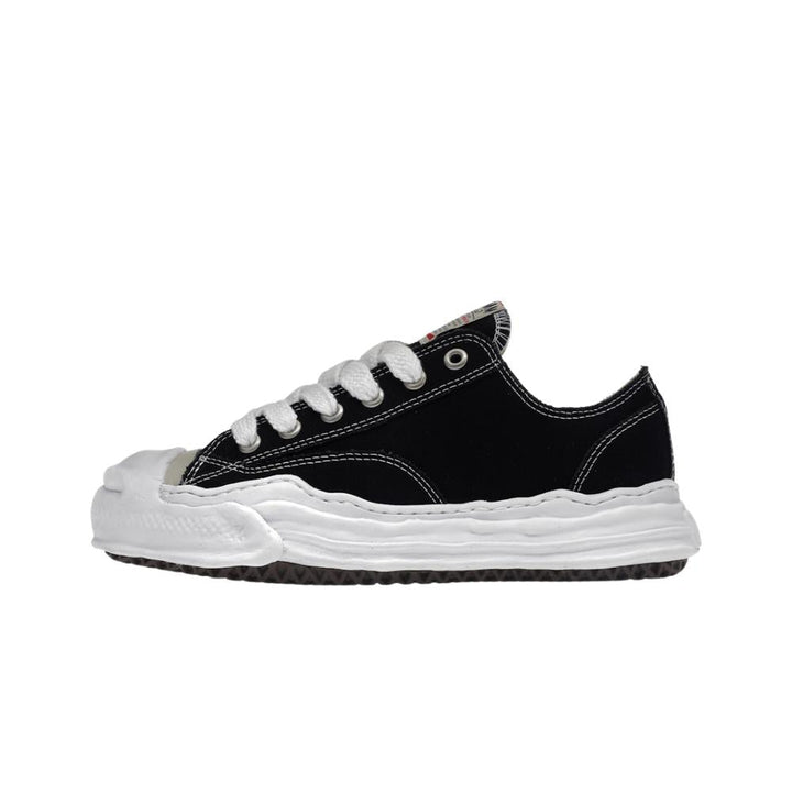 MAISON MIHARA YASUHIRO HANK OG SOLE CANVAS LOW BLACK