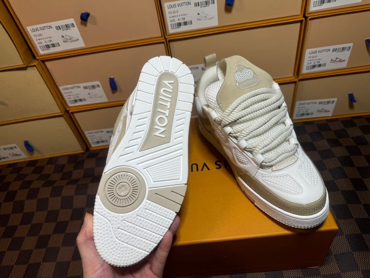 Louis Vuitton Skate Beige White
