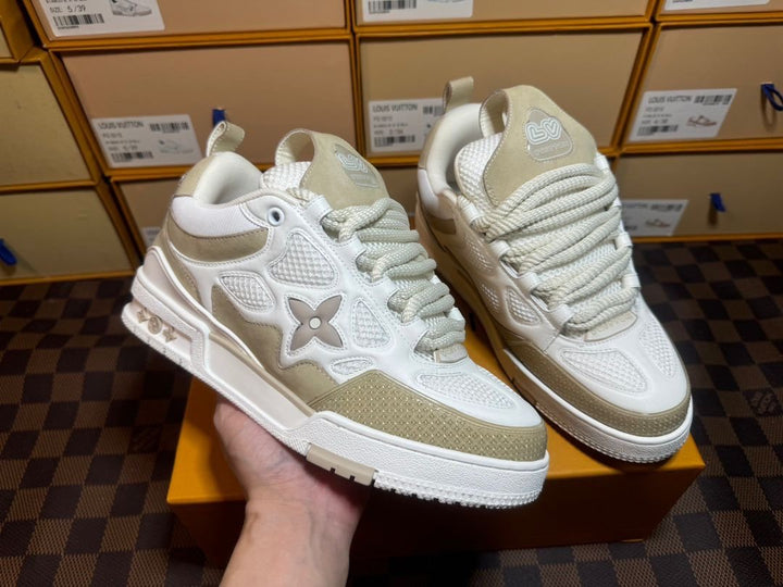 Louis Vuitton Skate Beige White