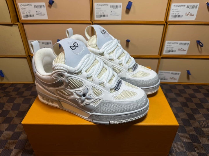 Louis Vuitton Skate Grey White