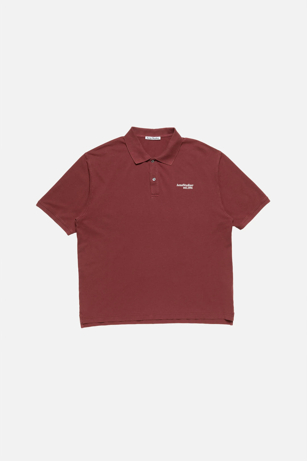 Acne Studios Washed Logo Polo