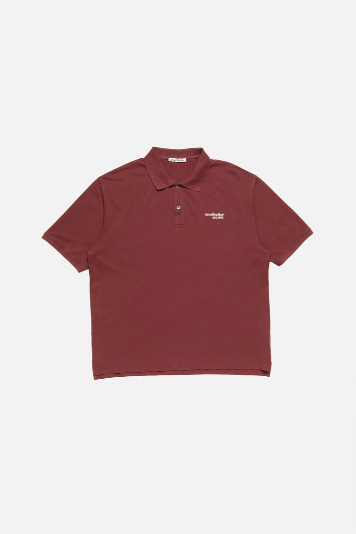 Acne Studios Washed Logo Polo