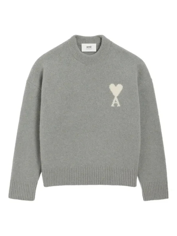 Ami Paris Heart Logo Sweater