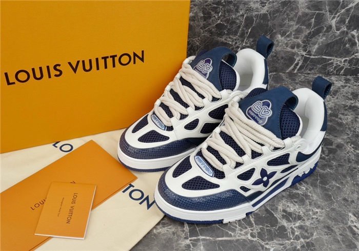 Louis Vuitton Skate Navy White