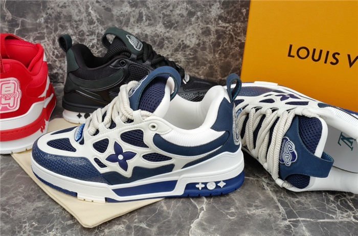 Louis Vuitton Skate Navy White