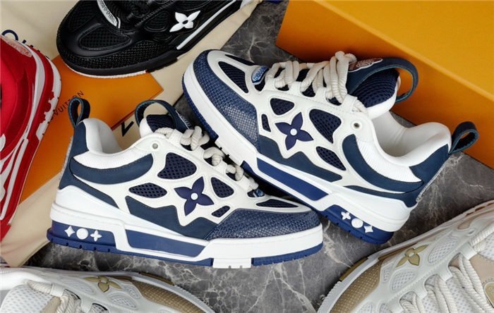 Louis Vuitton Skate Navy White