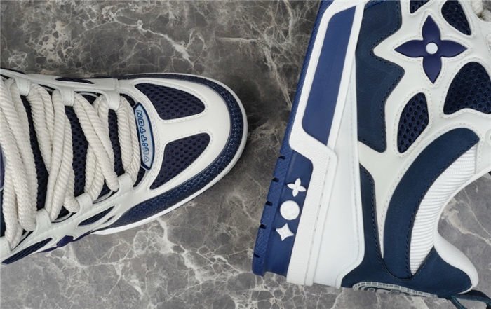 Louis Vuitton Skate Navy White