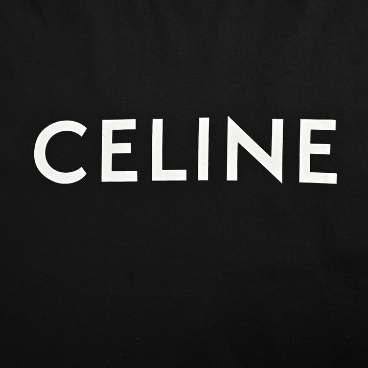 Celine Loose T-Shirt In Cotton Jersey Black