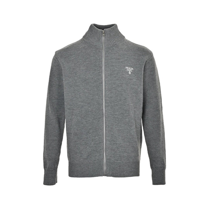 Prada Zip Up Cashmere Grey