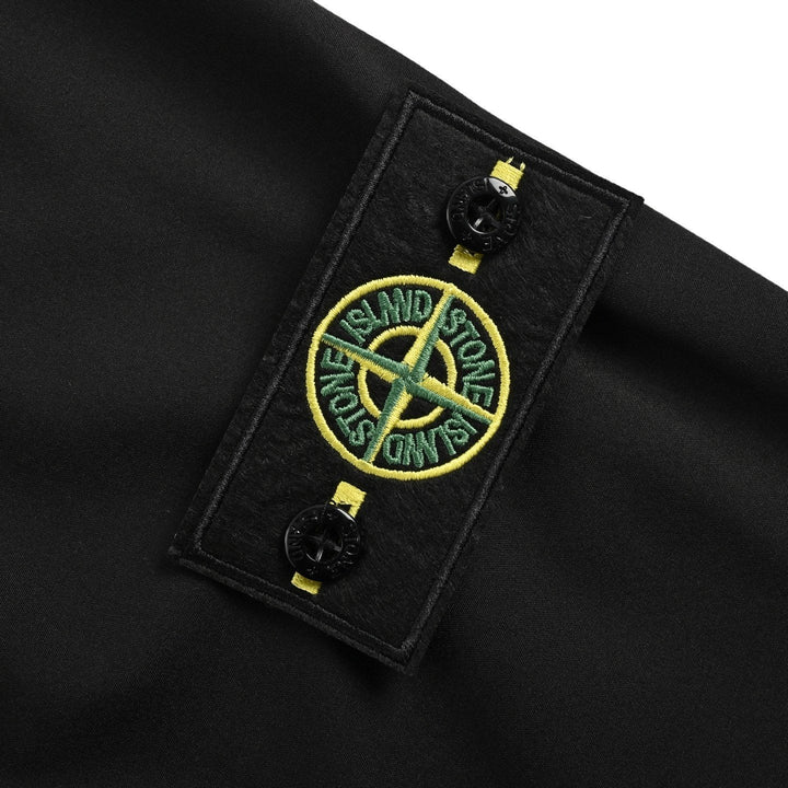 Stone Island Soft Shell-R Hooded Jacket Black