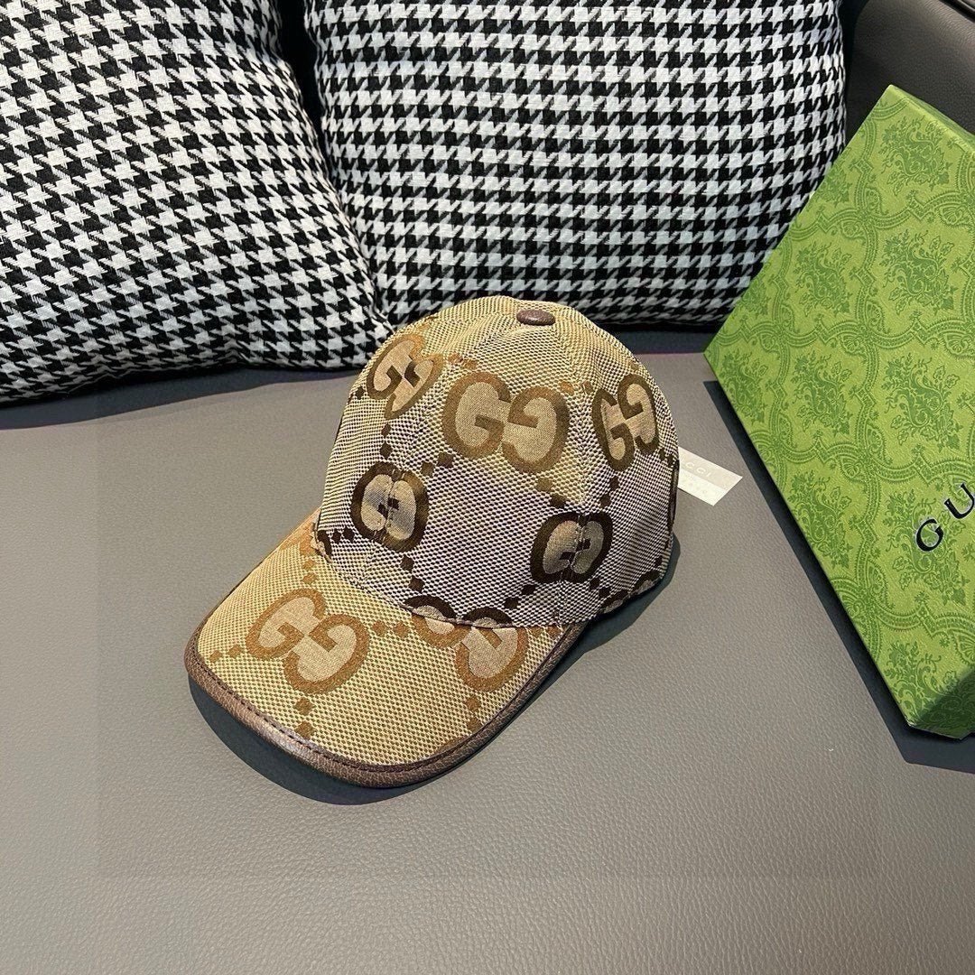 Gucci GG Jumbo Baseball Cap Beige