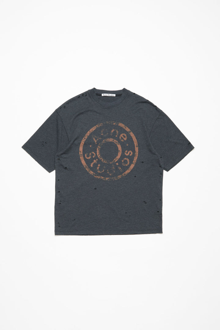 Acne Studios Distressed Logo T-Shirt