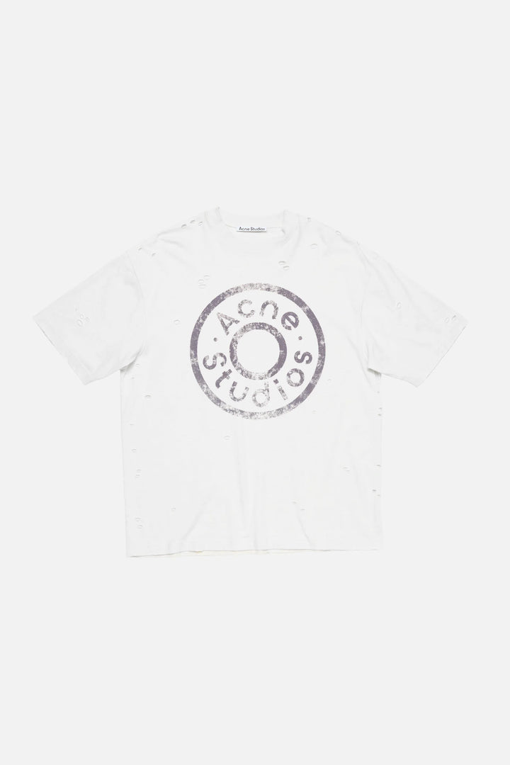 Acne Studios Distressed Logo T-Shirt