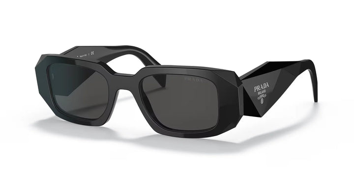 Prada Geometric Logo Sunglasses – Black